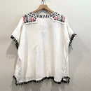 Embroidered Tassel Top-9