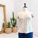 Swirl Ruffle Sleeve Top-1