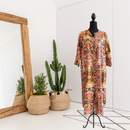 Button Down Shirt Midi Dress-1
