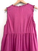Ruffle Trim Midi Dress-11