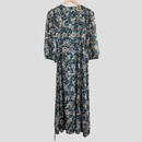 Floral Wrap Midi Dress-7