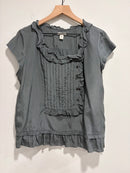 Ruffle Pleated Bib Top-2