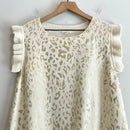 Metallic Leopard Ruffle Sweater-3
