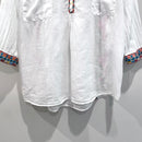Floral Embroidered Ramie Top-4