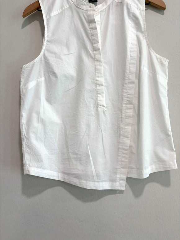 1/4 Button Poplin Top