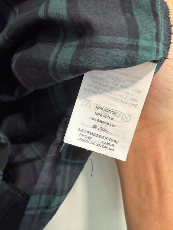 Club Collar Plaid Shirt