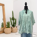 Ruffle Pleated Top-1