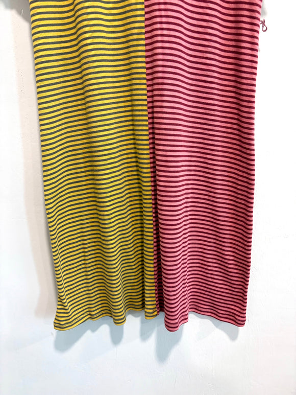 Colorblock Striped Dress