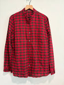 Plaid Ruffle Button Down Shirt-2