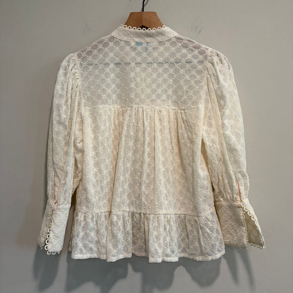 Eyelet Loop Trim Top