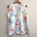 Floral Linen Top-8