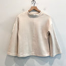 Fringe Trim Soft Sweatshirt-2