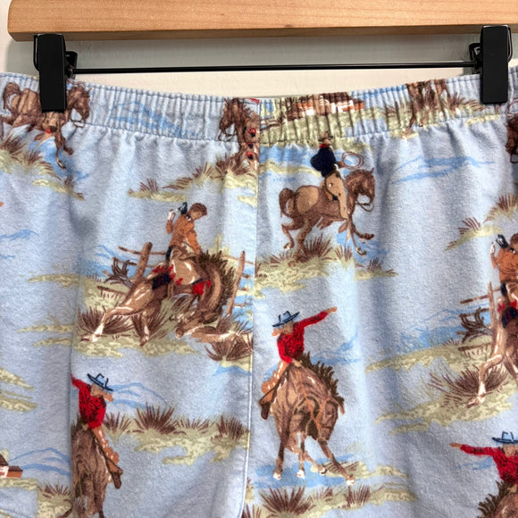 Cowboy Flannel Sleep Shorts