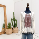 Embroidered Pocket Top-1