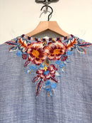 Floral Embroidered Top-8