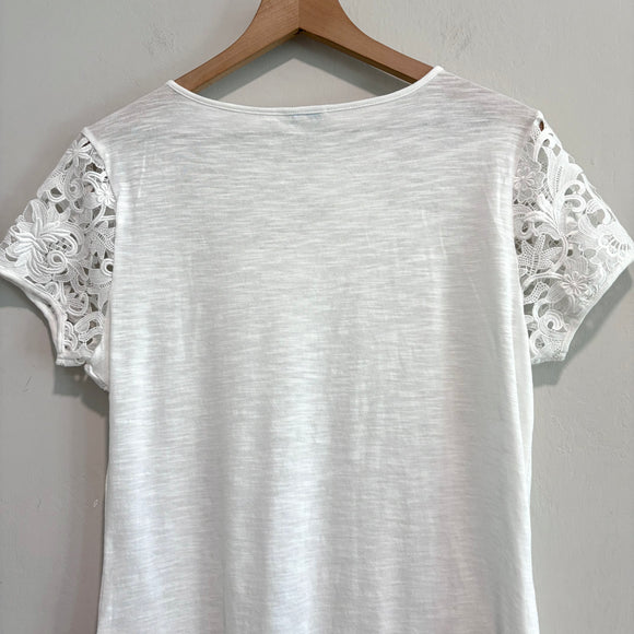 Short Sleeve Lace Tee