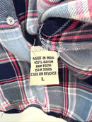 Plaid Button Down Top-6