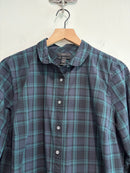 Club Collar Plaid Shirt-3