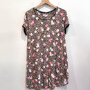 Floral Leopard Sleep Dress-2
