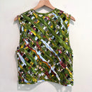 Quilted Open Weave Cage Vest-7