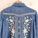 Floral Embroidered Button Down Shirt-9