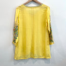 Floral Embroidered Sleeve Top-8