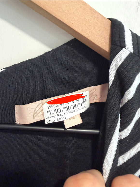 Striped Tie Front Dress