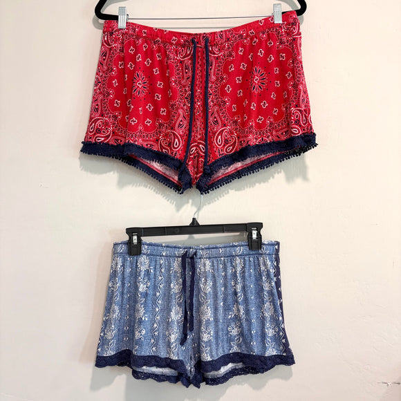 2PC Pajama Shorts