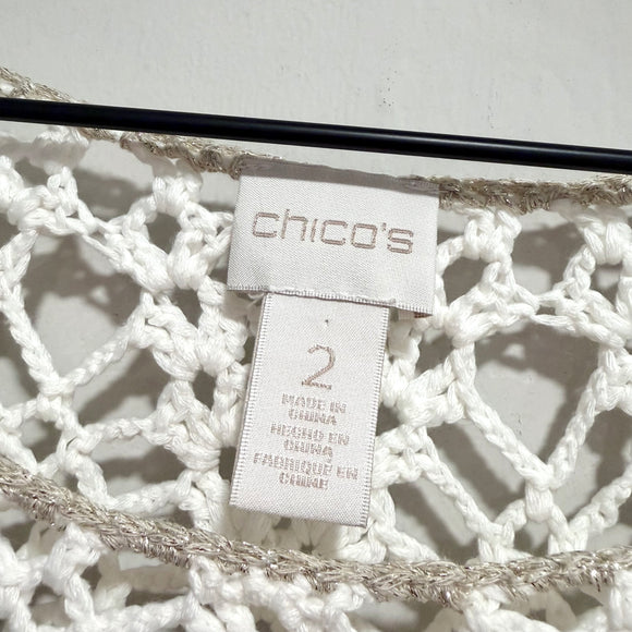 Open Crochet Knit Top