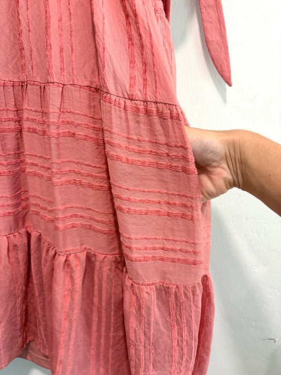 Bow Sleeve Dress