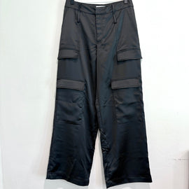 Satin Cargo Pants