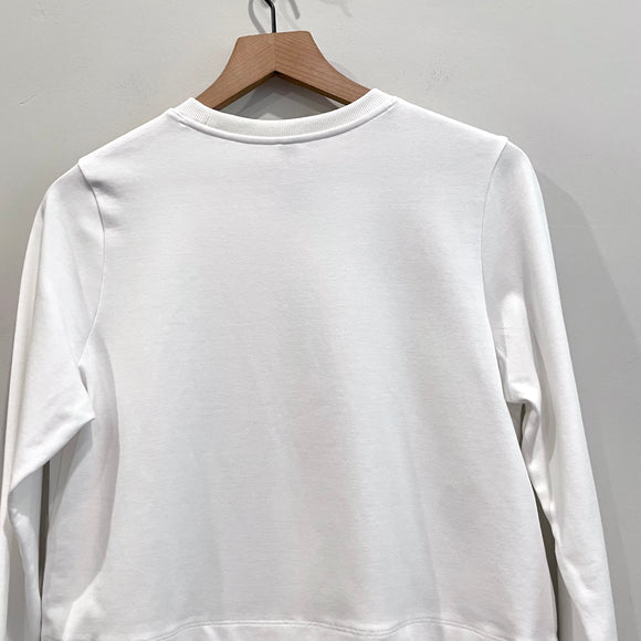 Faux Layered Hem Sweatshirt