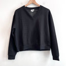V-Neck Butter Modal Sweatshirt-2