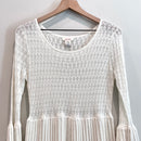 Knit Bell Sleeve Sweater Dress-3