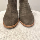 Snakeskin Embossed Booties-4