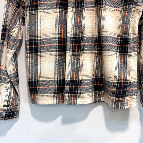Plaid Embroidered Button Down