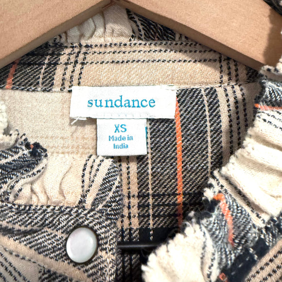 Plaid Embroidered Button Down
