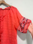 Embroidered Sleeve Tunic-4