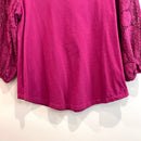 Lace Ruffle Sleeve Top-4