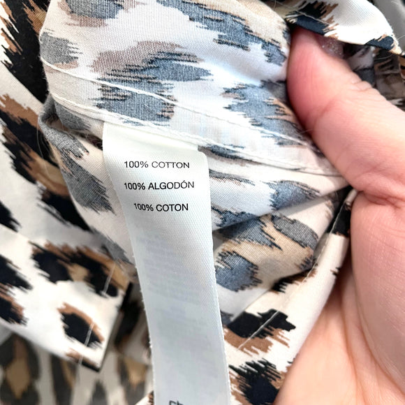 Leopard Button Down Shirt