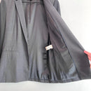 Leather Trim Blazer-7
