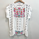 Floral Eyelet Embroidered Top-2