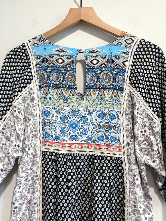 Floral Mixed Print Dress