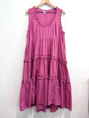 Ruffle Trim Midi Dress-2