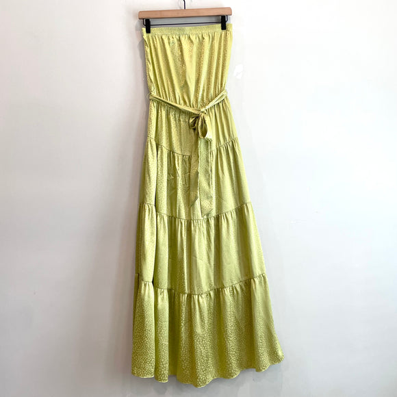 Strapless Tiered Maxi Dress