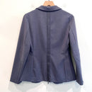 Zipper Back Elbow Patch Blazer Jacket-9