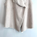 Faux Fur Lined Vest Jacket-4