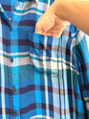 Flannel Button Down Top-6