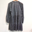 Metallic Long Sleeve Dress-9
