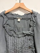 Ruffle Pleated Bib Top-3